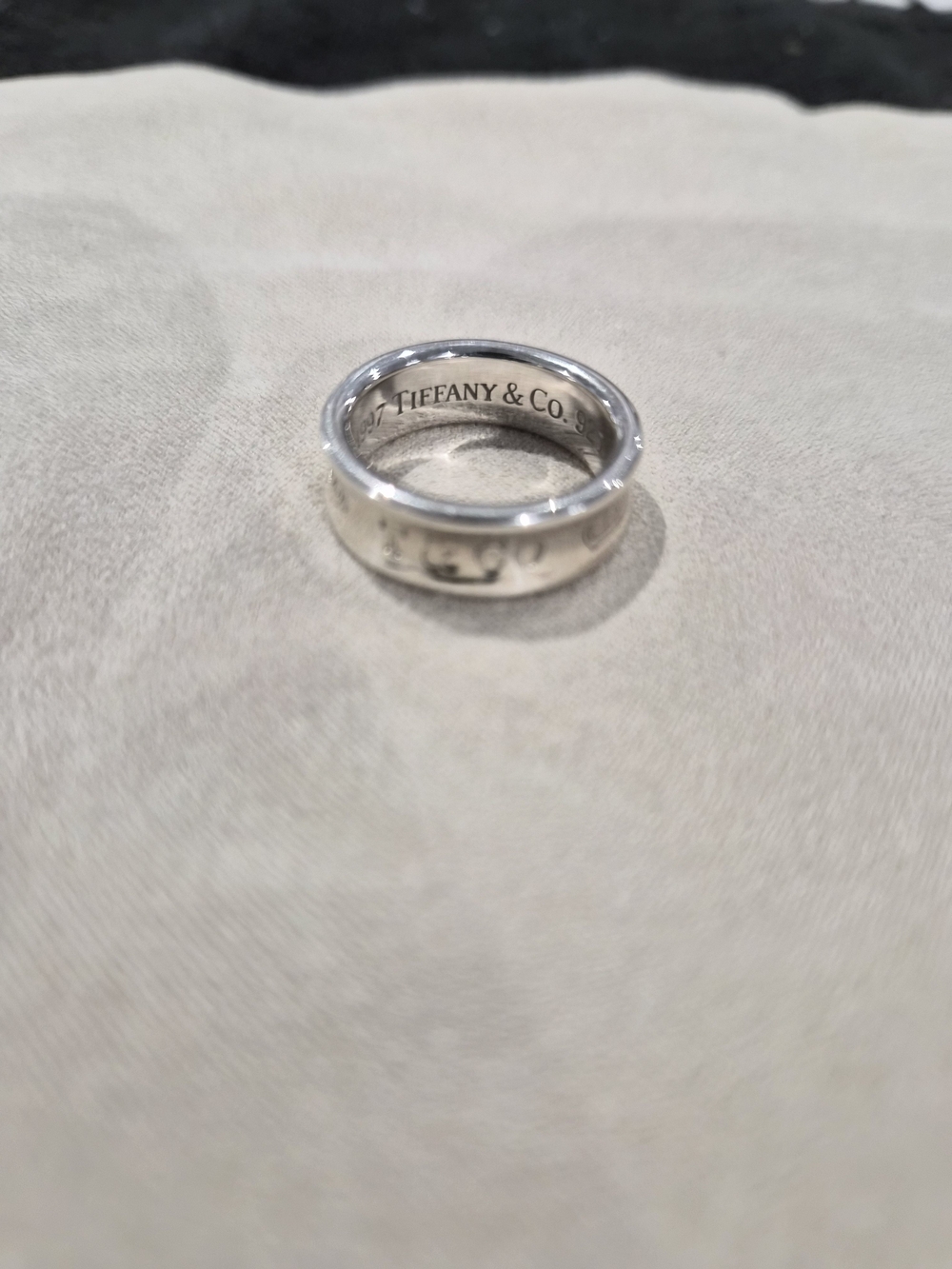 Tiffany & Co. (925) Sterling Silver '1837' Ring - Size 6